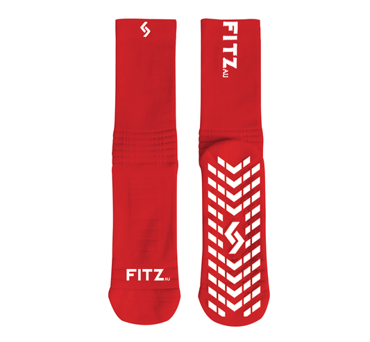 Player Pack Grip Socks + Leg Sleeves + Tape Red