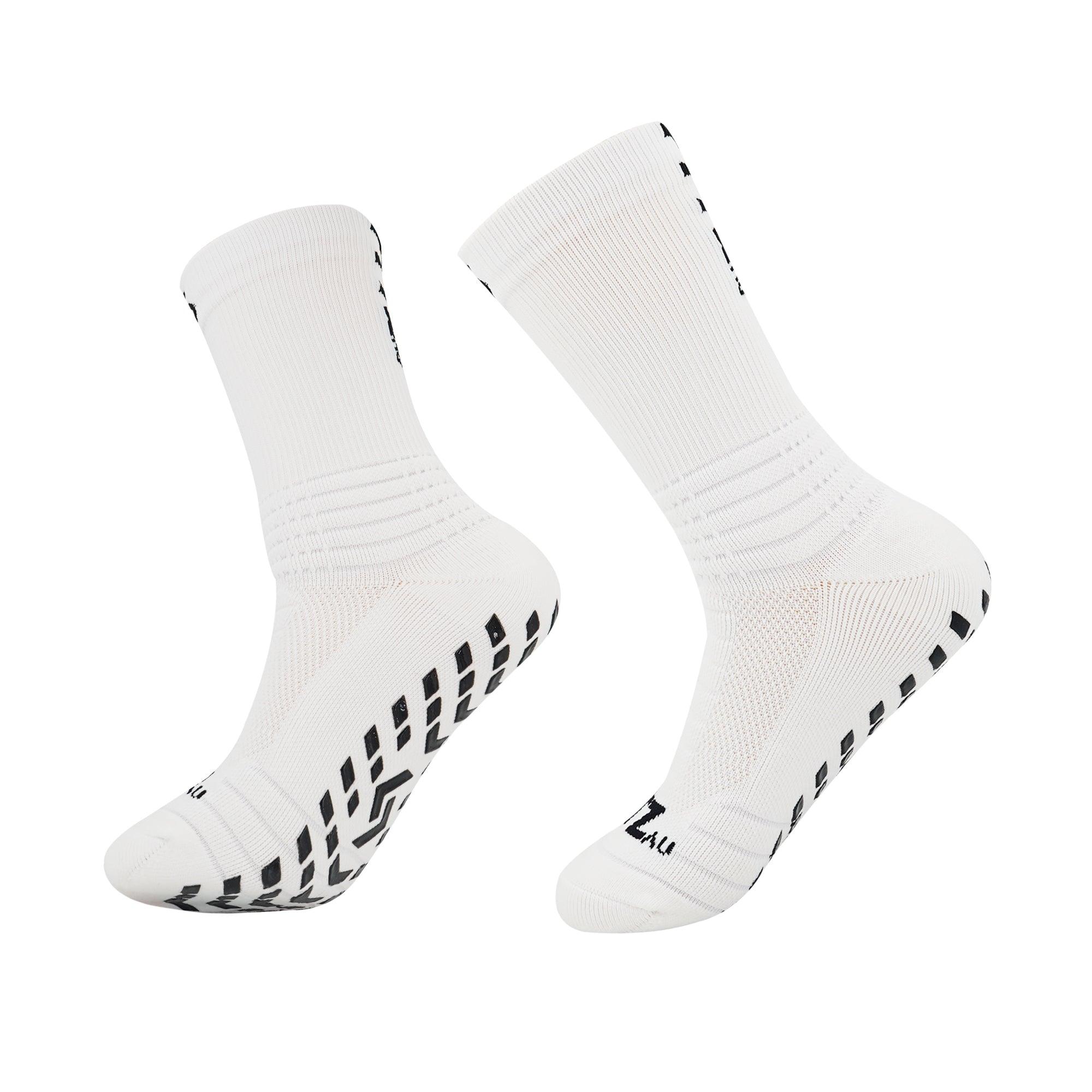 Supreme Grip Socks White Anti Slip Socks Football Socks FITZ