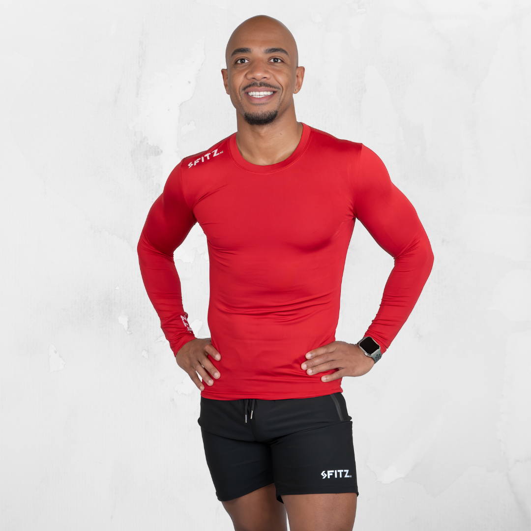 Kids' Compression T-Shirt - Red