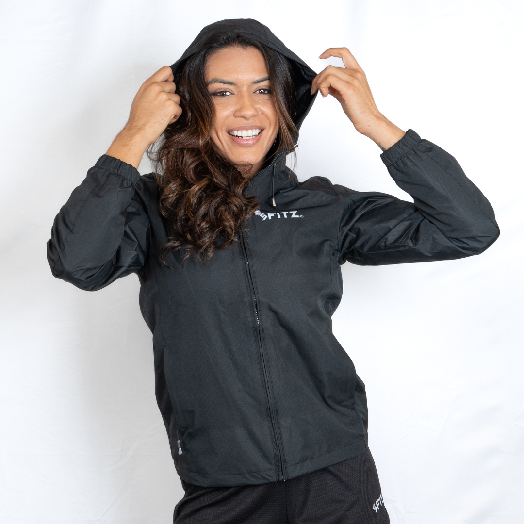 Unisex Lightweight Waterproof Windproof Jacket Hooded Zipper Windbreaker FITZ