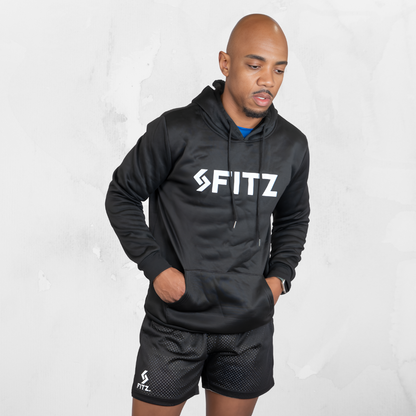 Unisex Black Hoodie FITZ