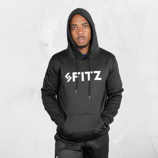 Unisex Black Hoodie FITZ