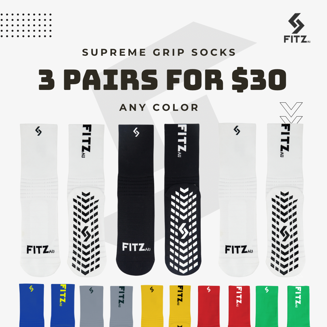 3 PAIRS for $30 Supreme Grip Socks