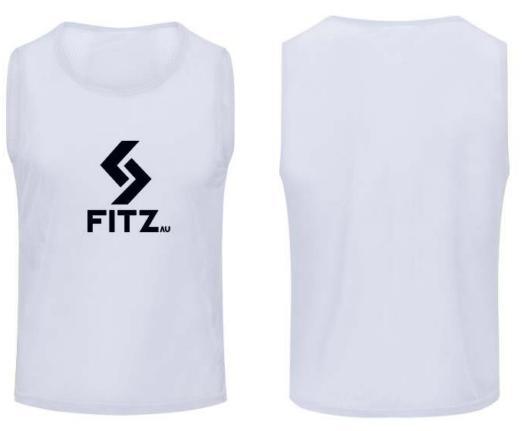 Training Vest Bibs FITZ White